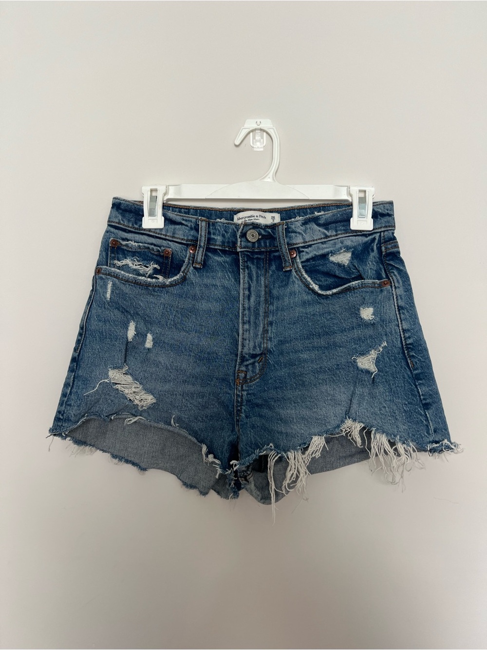 Abercrombie & Fitch Curve Love The Mom Short High Rise